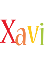 Xavi birthday logo