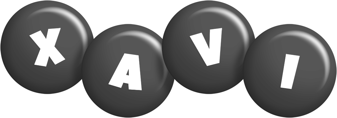 Xavi candy-black logo
