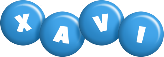 Xavi candy-blue logo