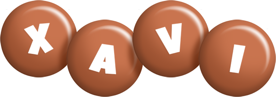 Xavi candy-brown logo