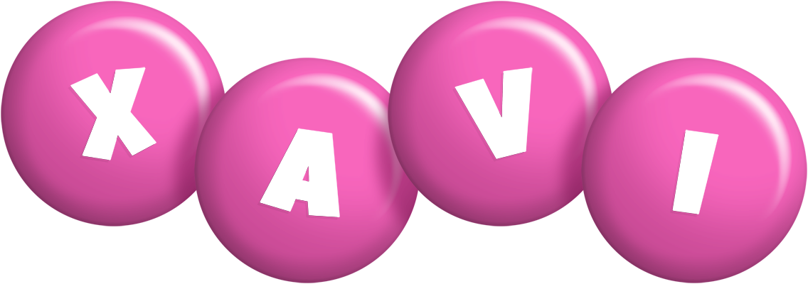 Xavi candy-pink logo