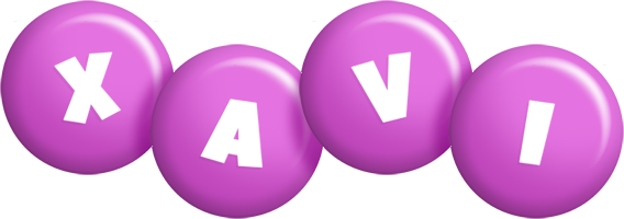 Xavi candy-purple logo