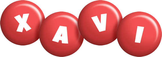 Xavi candy-red logo