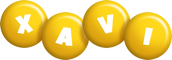 Xavi candy-yellow logo
