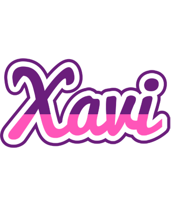 Xavi cheerful logo