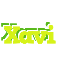 Xavi citrus logo
