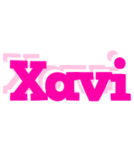 Xavi dancing logo