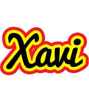 Xavi flaming logo