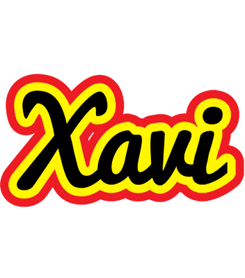 Xavi flaming logo