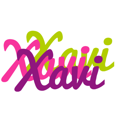 Xavi flowers logo
