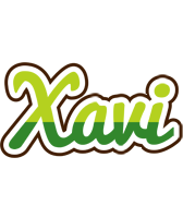 Xavi golfing logo