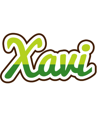 Xavi golfing logo