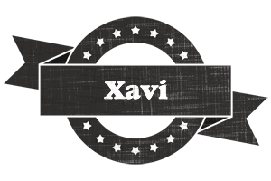 Xavi grunge logo