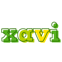 Xavi juice logo