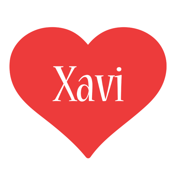 Xavi love logo
