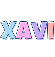Xavi pastel logo