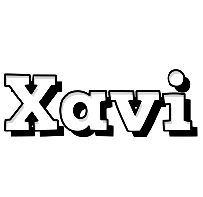 Xavi snowing logo