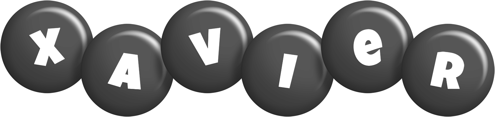 Xavier candy-black logo