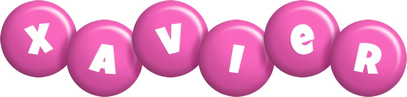 Xavier candy-pink logo