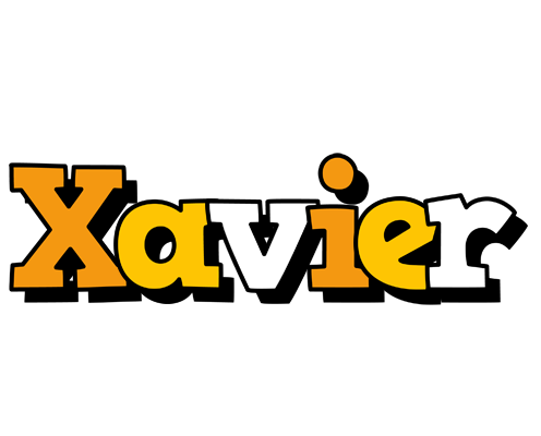 Xavier cartoon logo