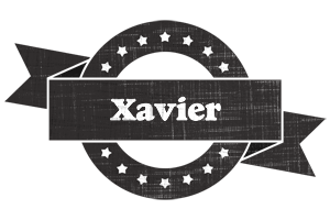 Xavier grunge logo