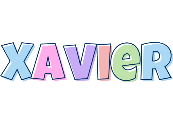 Xavier pastel logo