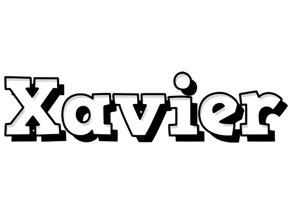 Xavier snowing logo