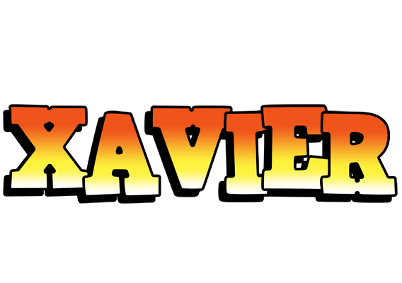 Xavier sunset logo