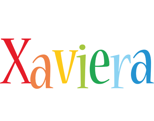 Xaviera birthday logo