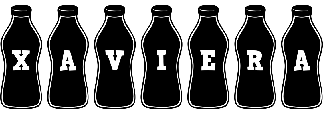 Xaviera bottle logo