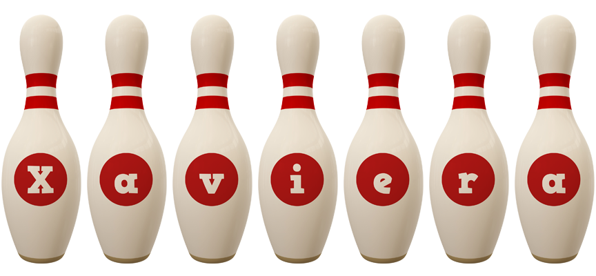 Xaviera bowling-pin logo