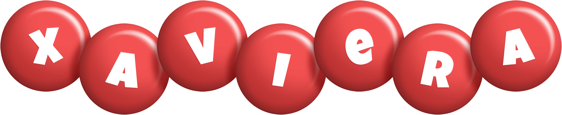 Xaviera candy-red logo