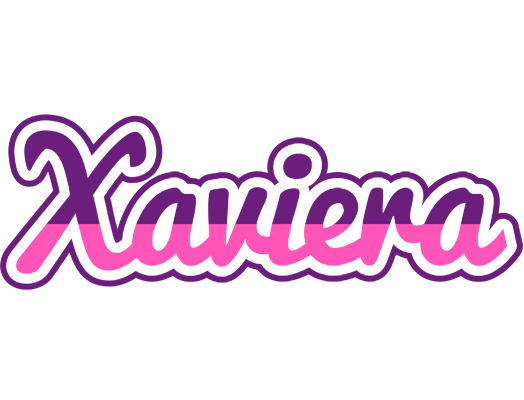 Xaviera cheerful logo