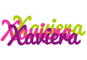 Xaviera flowers logo