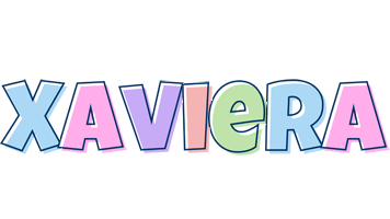 Xaviera pastel logo