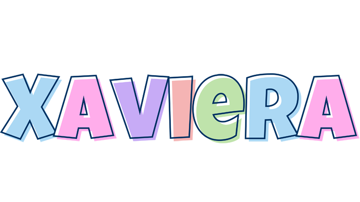 Xaviera pastel logo