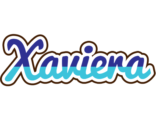 Xaviera raining logo