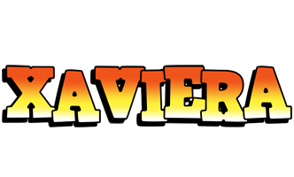 Xaviera sunset logo