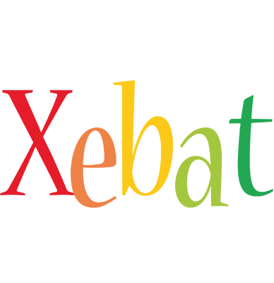 Xebat birthday logo