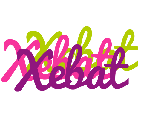 Xebat flowers logo