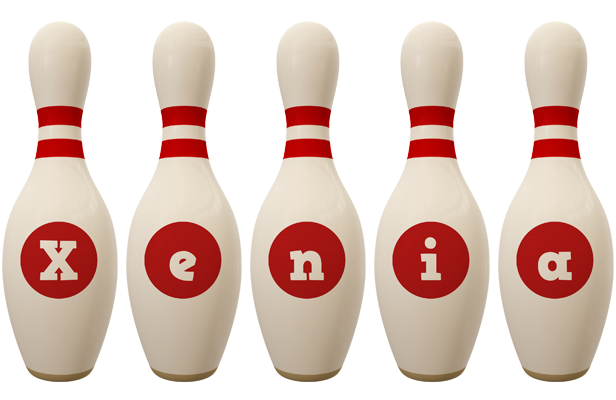 Xenia bowling-pin logo