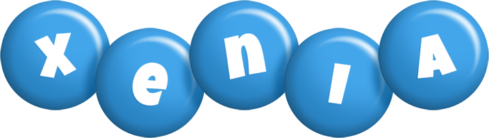 Xenia candy-blue logo