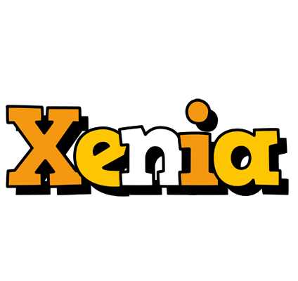 Xenia cartoon logo