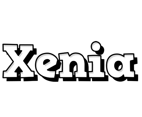 Xenia snowing logo