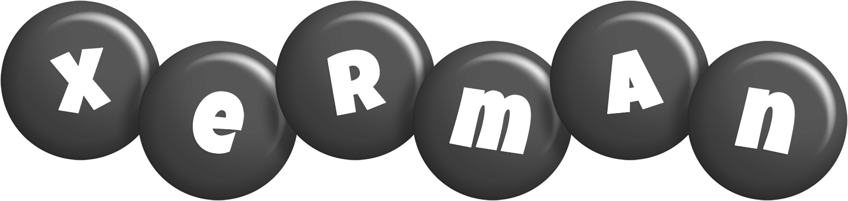 Xerman candy-black logo
