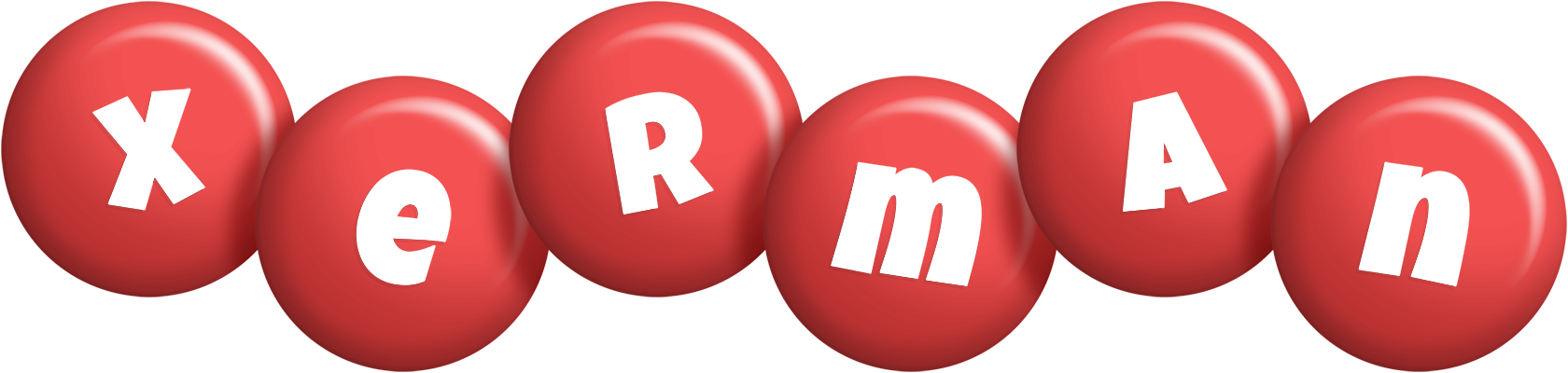 Xerman candy-red logo