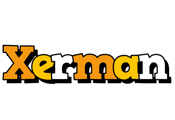 Xerman cartoon logo