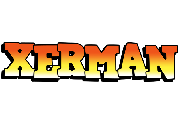 Xerman sunset logo