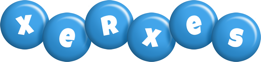 Xerxes candy-blue logo