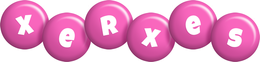 Xerxes candy-pink logo